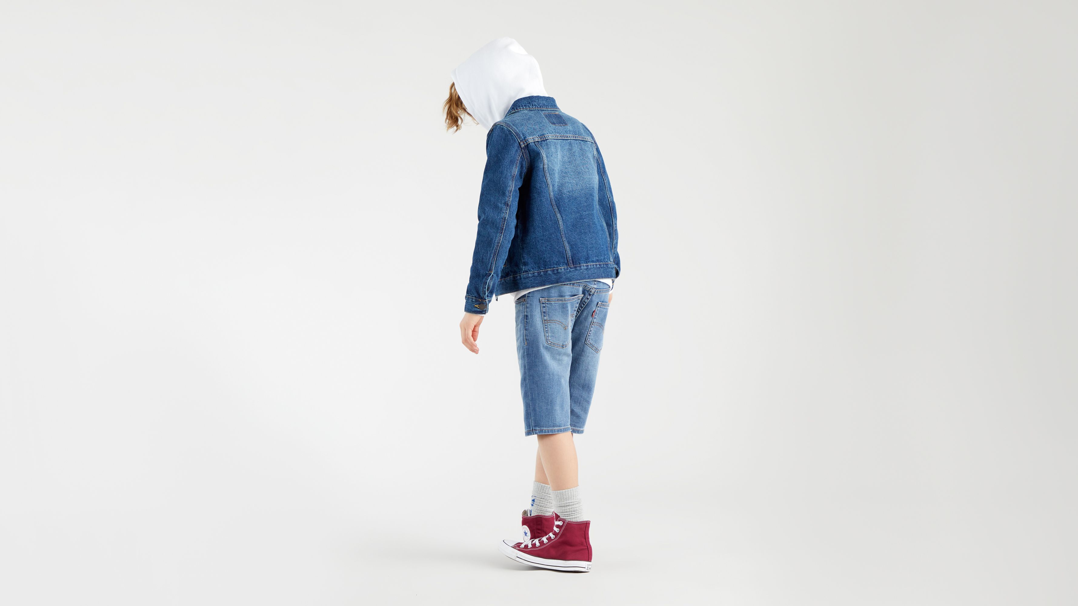 Veste Veste Trucker pour adolescent - Bristol - Bleu