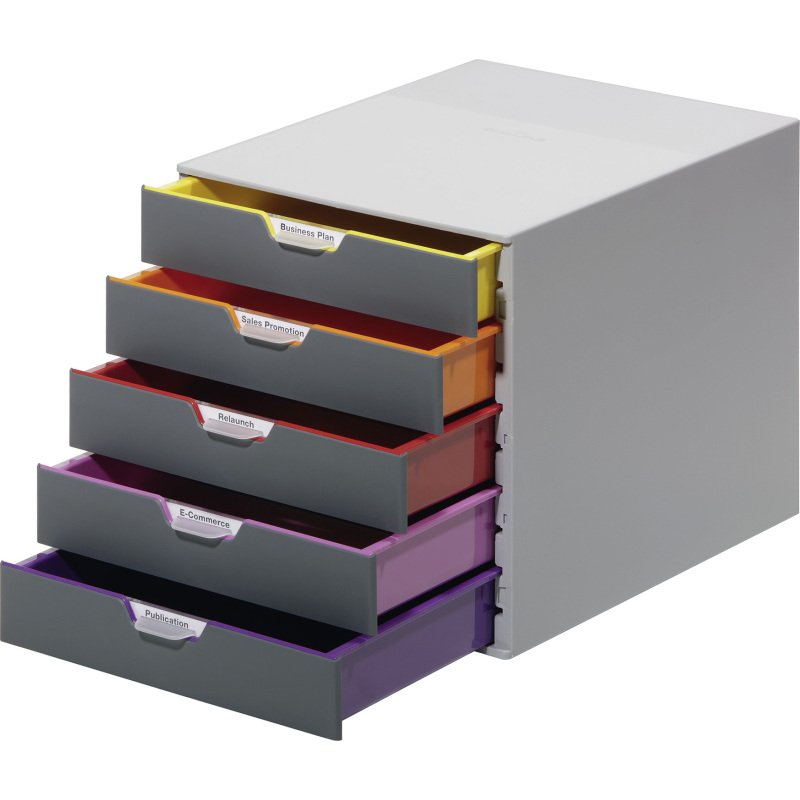 Module de classement Durable Varicolor® 5 tiroirs