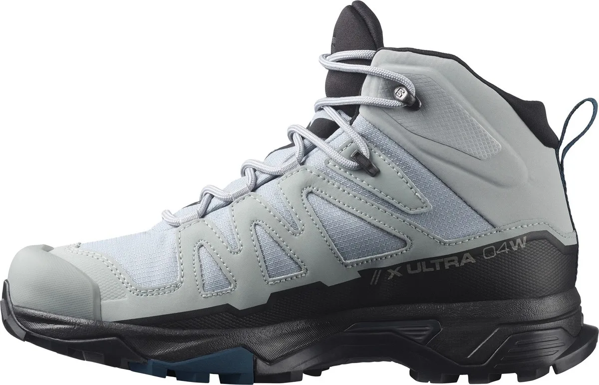 Salomon Women's X Ultra 4 Mid Wide GORE-TEX Quarry/Black/Legion Blue