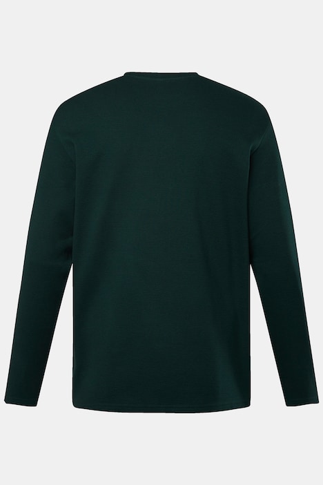 Boston Park Langarmshirt, Strukturjersey, Rundhals, bis 84/86