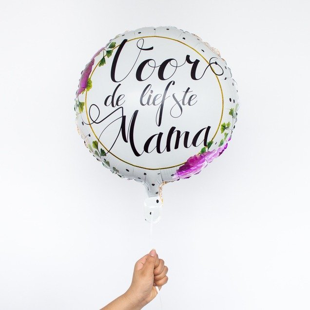 Ballon | Bloemen | Voor de liefste mama