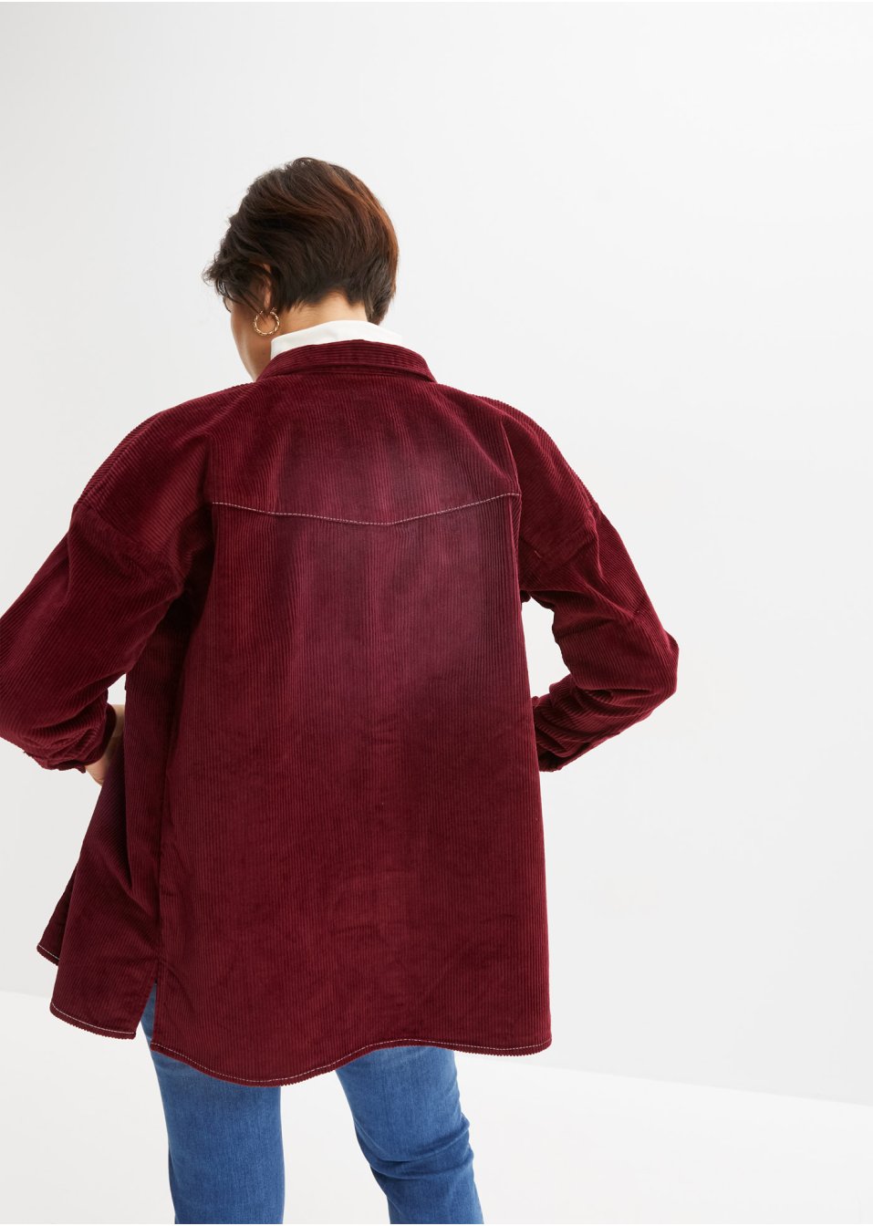 Chemise en velours côtelé