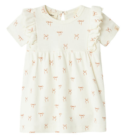Lil' Atelier Bodykleid - NbfGavo Ene - Kokosmilch