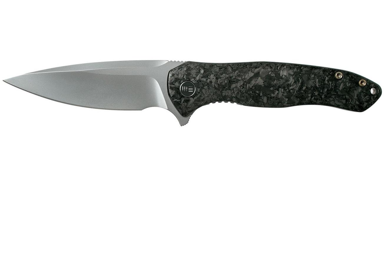 WE Knife Kitefin 2001B Shredded Carbonfiber zakmes