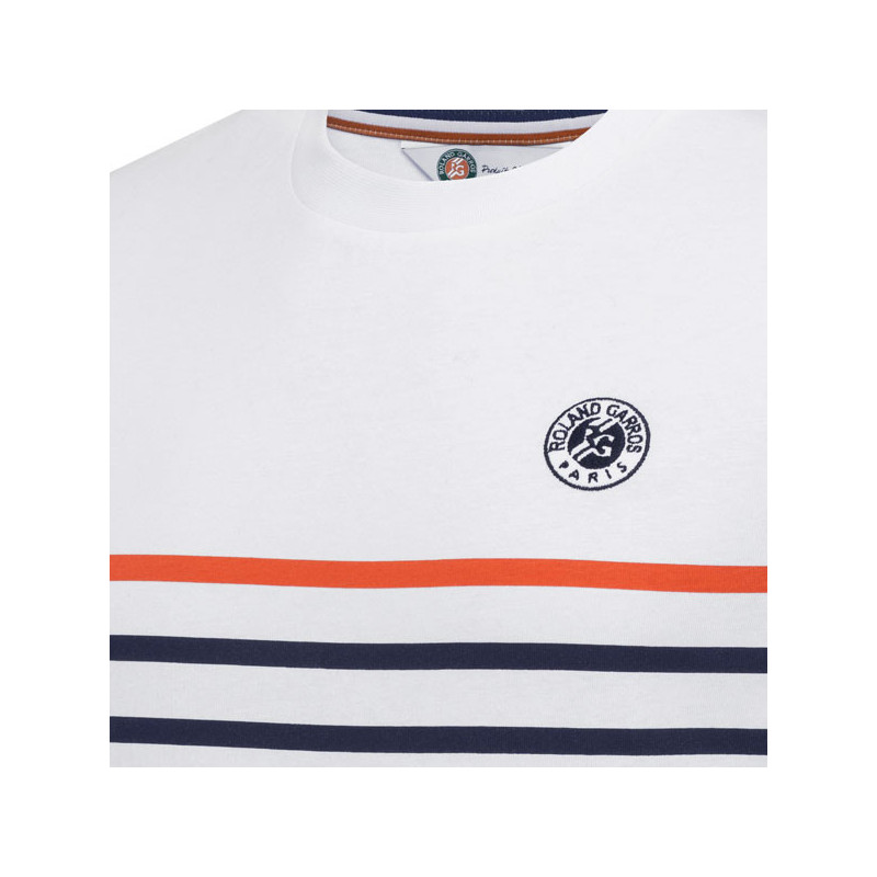 Tee-shirt homme marinière Roland Garros