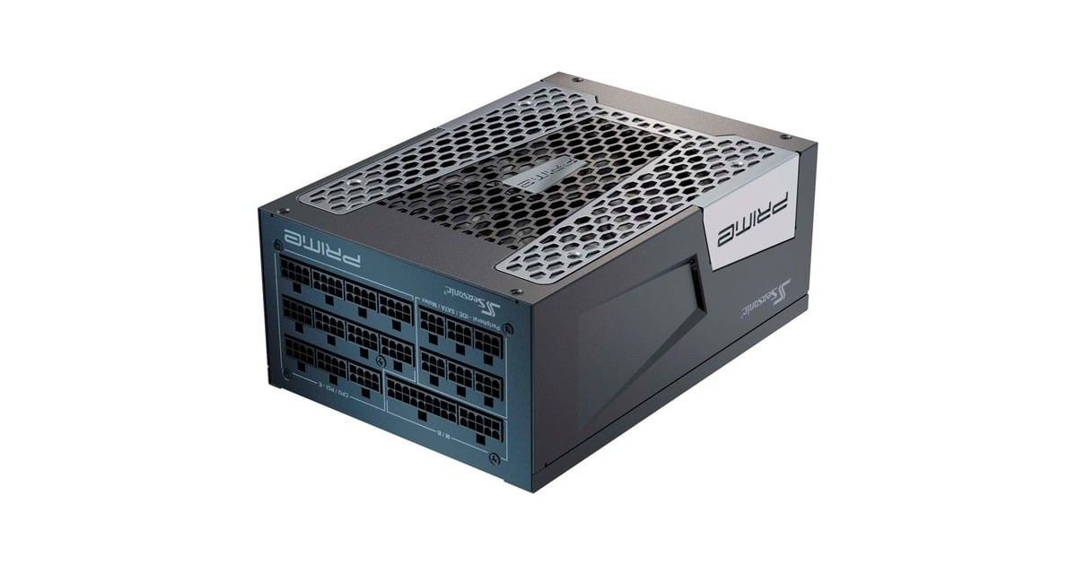 SeasonicPRIME TX-1300 modulaire 1300 watt voeding   (Zwart, 1x 12VHPWR, 6x PCIe)