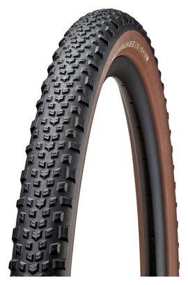 Pneu Gravel American Classic Krumbein 650b Tubeless Ready Souple Stage 5S Armor Rubberforce G Flancs Marrons