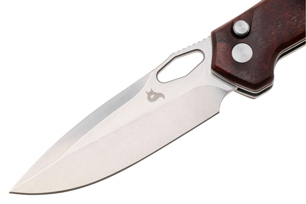 Black Fox Atros BF-770, Blackwashed VG10, Red Sandalwood, zakmes