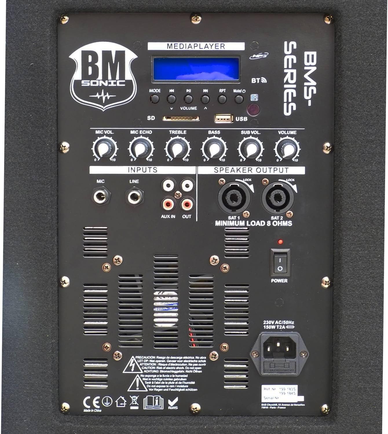 Pack Sono 2200W - Enceintes 12