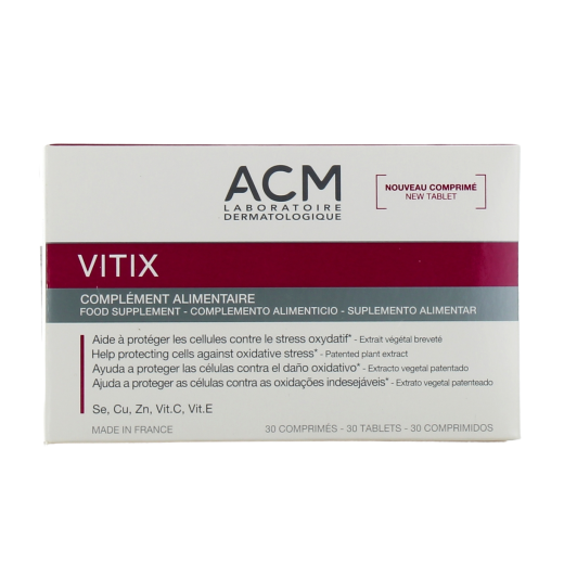 ACM Vitix comprimés - Complément alimentaire vitiligo, dépigmentation