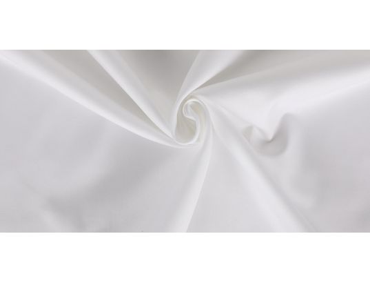 CONCEPT1 - Parure de lit housse de couette Elegant 240x220cm + 2 taies 60x60 satin blanc