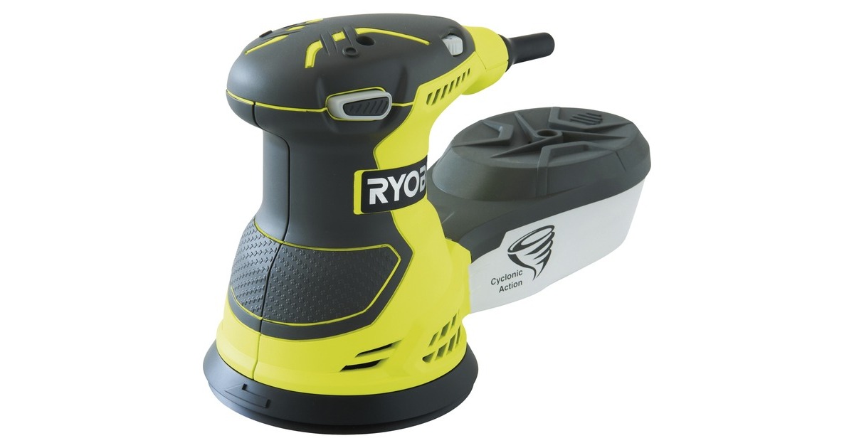 RyobiExcentrische schuurmachine ROS300A  (Lichtgroen/antraciet)
