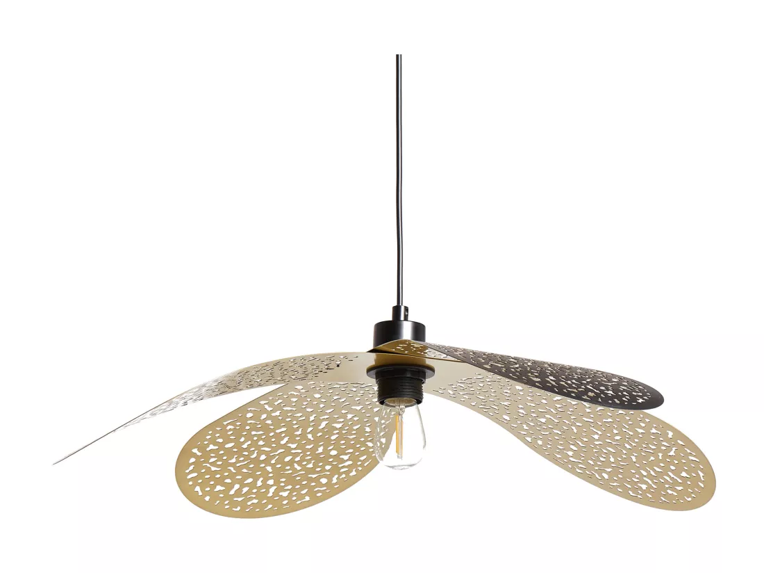 Lampe suspension KOSHI Métal Noir