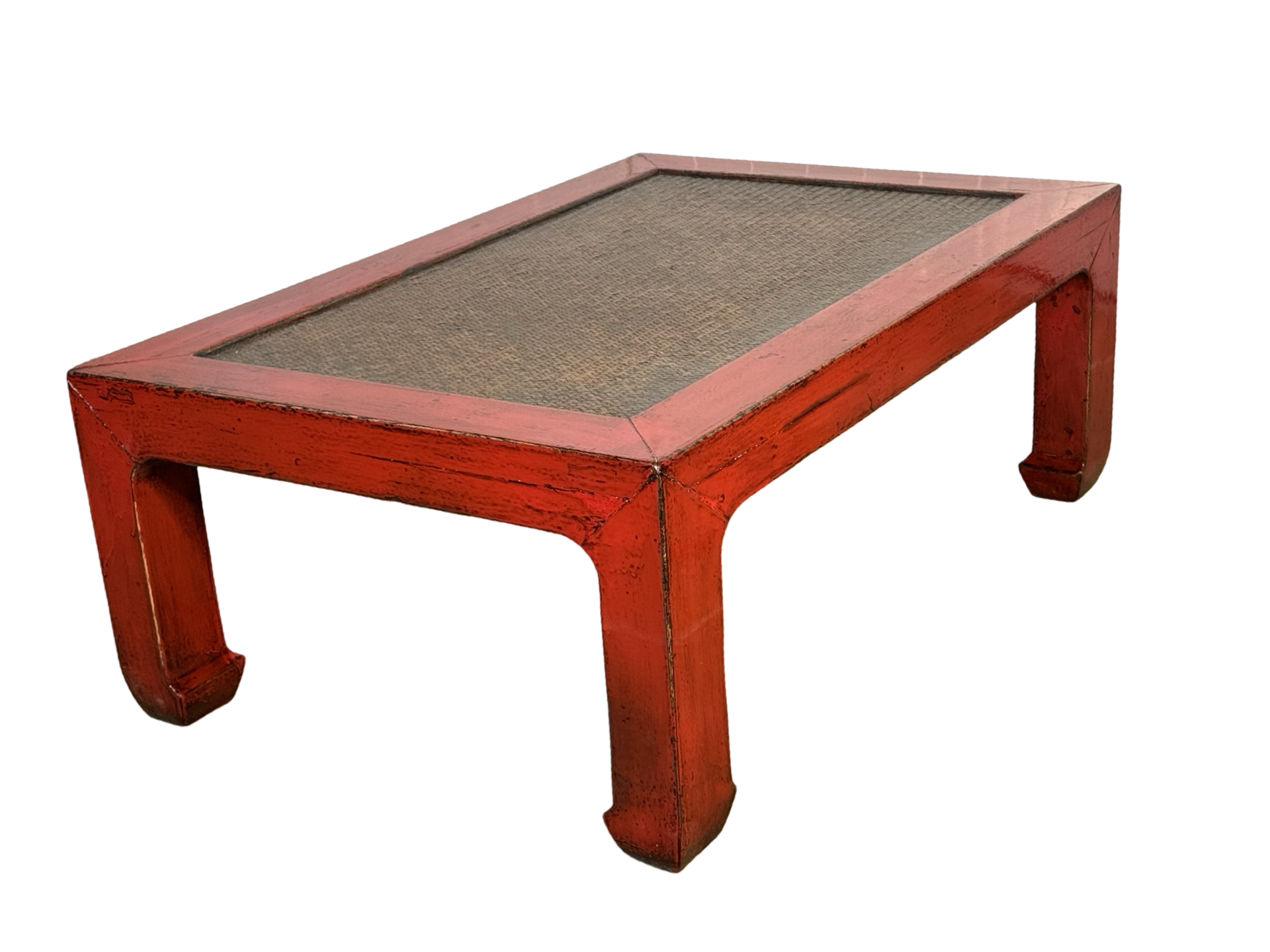 Salontafel met webbing uniek