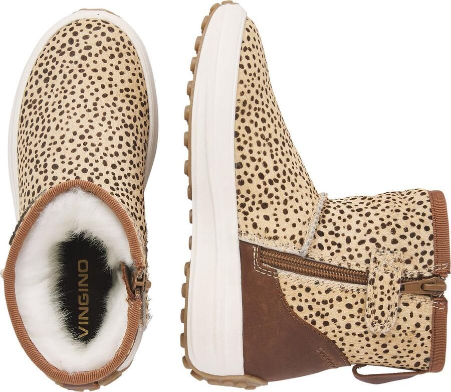 Vingino Daphne Enkelboots Enkellaarsjes Meisjes Cognac