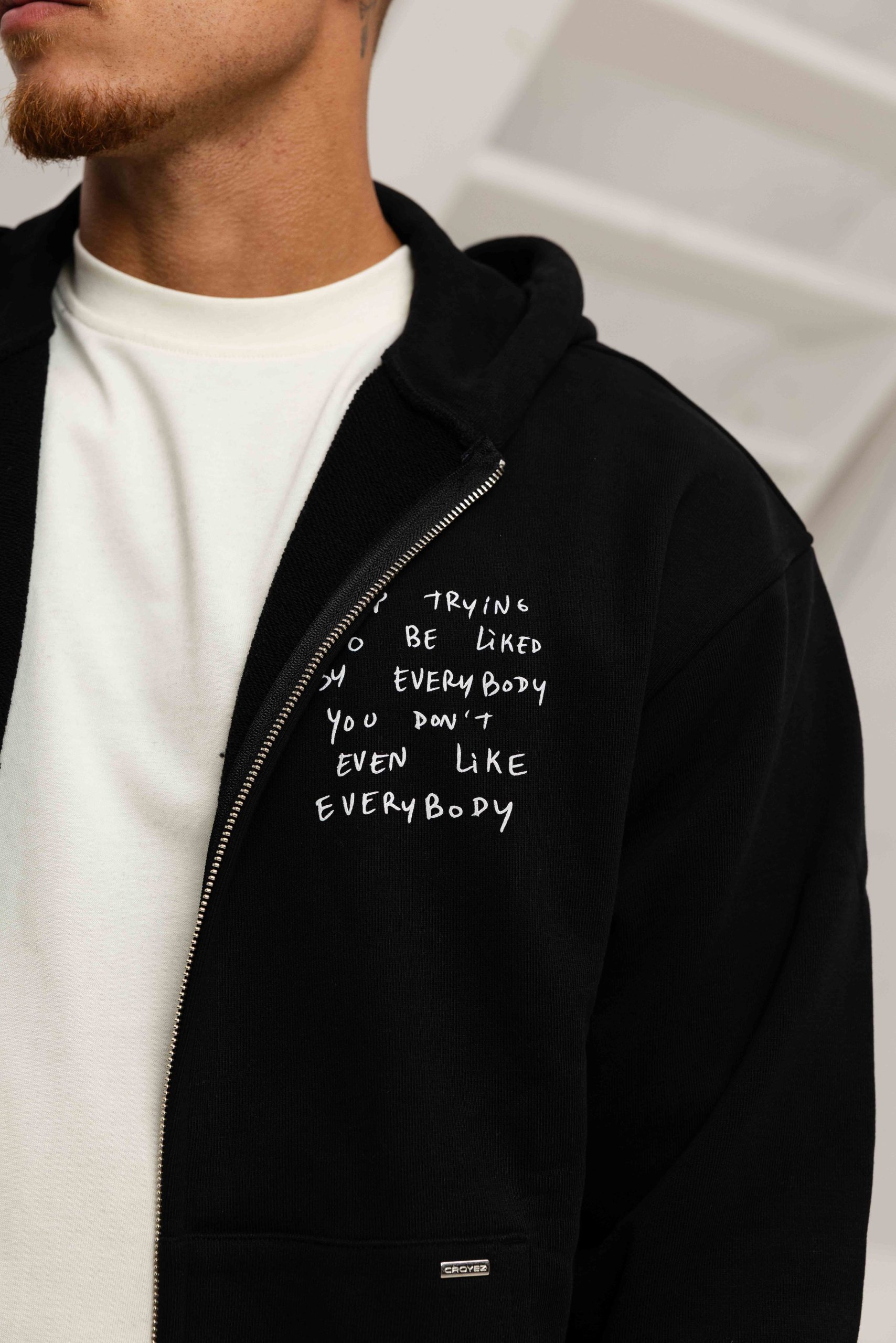 Croyez Liked By Everybody Zip Hoodie Heren Zwart