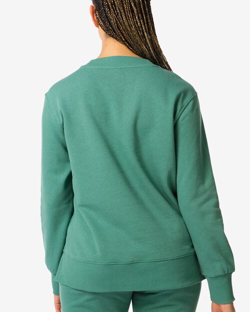 sweat femme lounge vert foncé