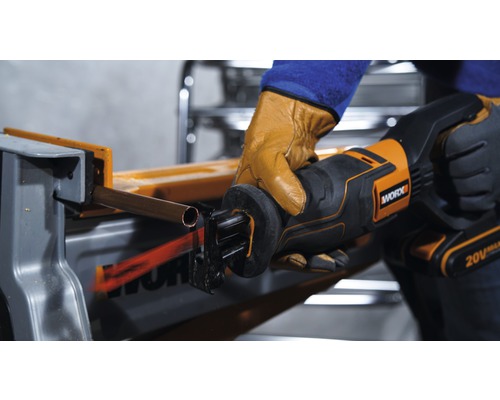 WORX 20V 20mm slag snoerloze reciprozaag WX500.9 + GRATIS bonusartikel 20V accu WA3644 (4,0Ah)