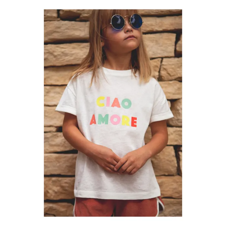 Marlot Paris T-shirt Mini Amore x Smallable  | Blanc/Écru