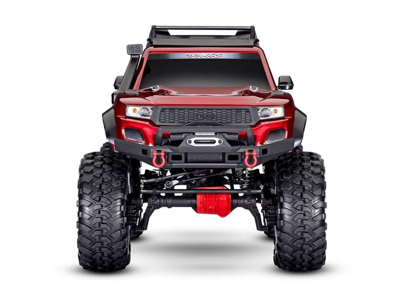 Traxxas Scale Crawler TRX-4 Sport High Trail Rot, ARTR 1:10 Rockcrawler mit Portalachsen und extra hoher Bodenfreiheit