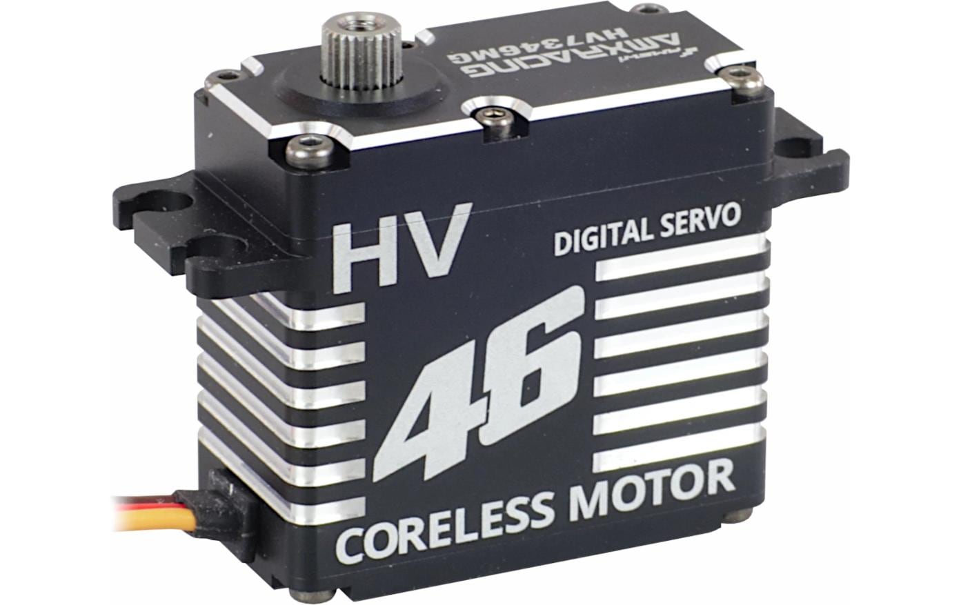 Standard Servo AMX Racing HV7346MG 46 kg, 0.12 s, Digital HVDigital HV Standard-Servo mit Aluminiumgehäuse und Metallgetriebe
