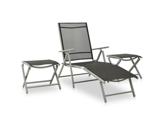 LES TENDANCES - Salon extérieur Salon de jardin-gris-1 place-178x61.5x60-299659