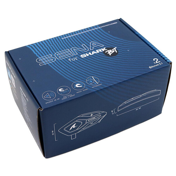 Sena - For Shark - Intercom Bluetooth® BTD duo