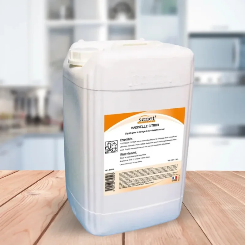 SENET - Liquide vaisselle mains - Citron naturel - 20L