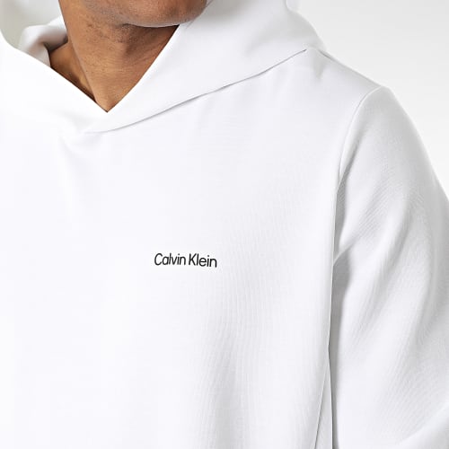 Sweat Capuche Micro Logo Repreve 9927 Blanc