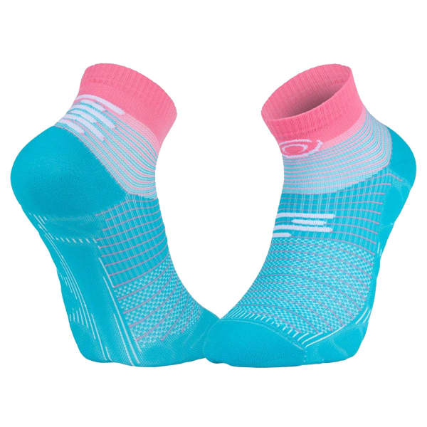 Chaussette running BV SPORT RUN MARATHON.2 LOW TURQUOISE/PINK
