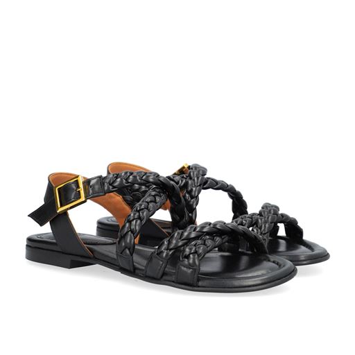 Billi Bi A4090 Sandaler, Black Nappa, 39