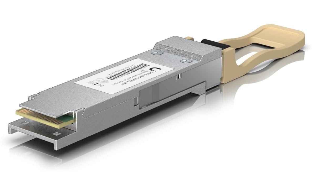 QSFP28 Modul UACC-OM-QSFP28-SR4100 Gb/s QSFP28-Transceiver für Multi-Mode-Fasern mit MPO-12-Anschluss