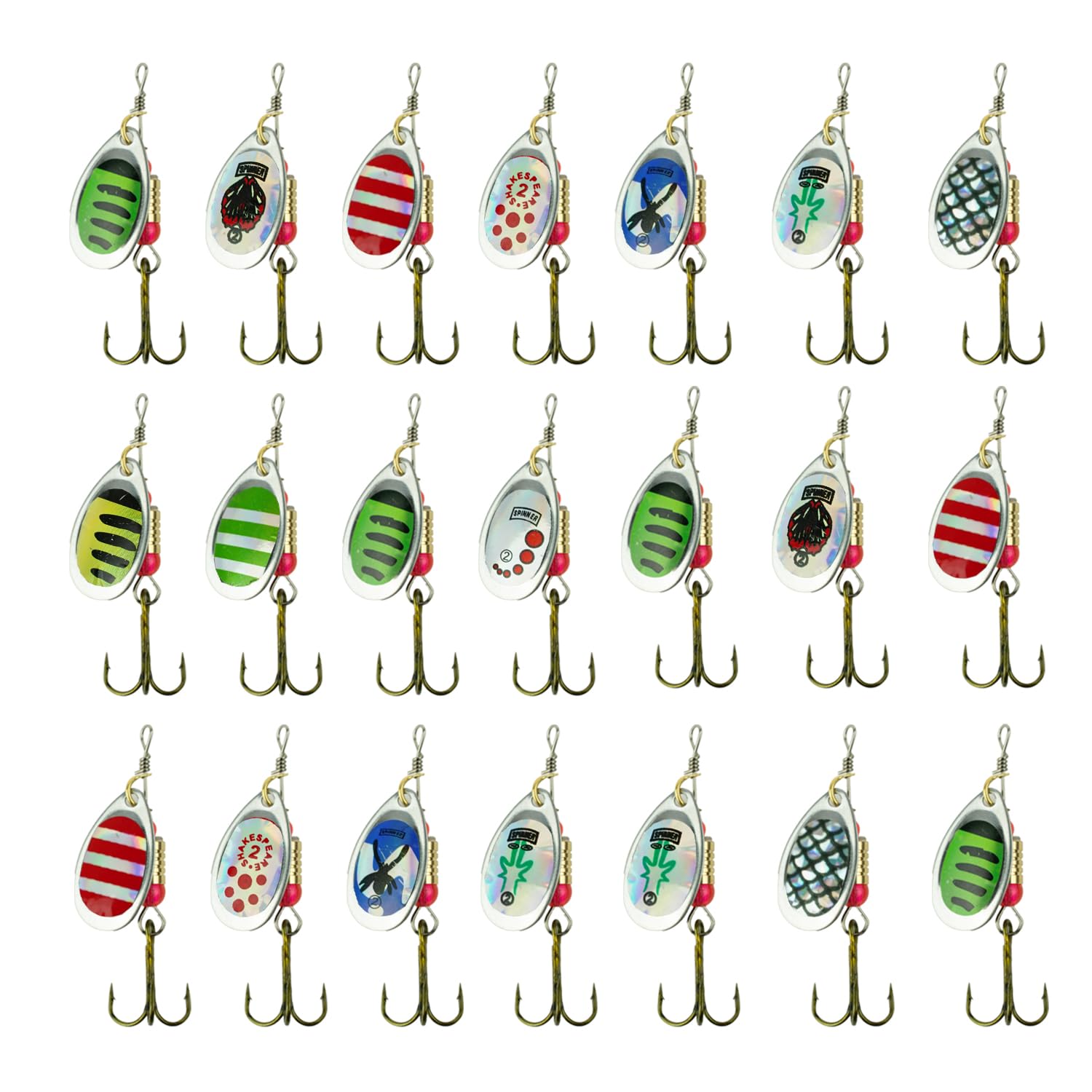 Fish-Xpro spinner set - 31 delig