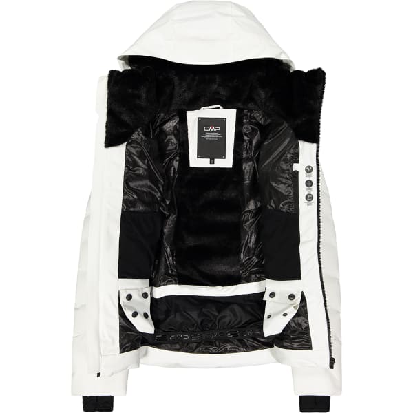 Veste de ski CMP WOMAN JACKET FIX HOOD WHITE