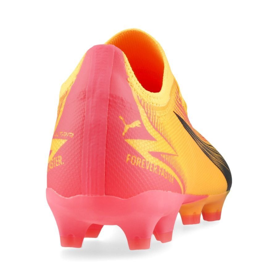 PUMA Ultra Match FG/AG Forever Faster - Sun Stream/Noir/Crépuscule