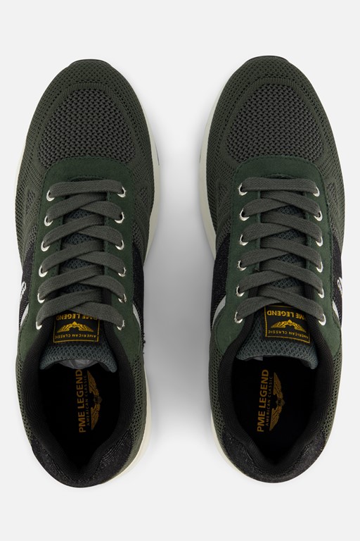 PME Legend Dornierer Sneakers groen Textiel