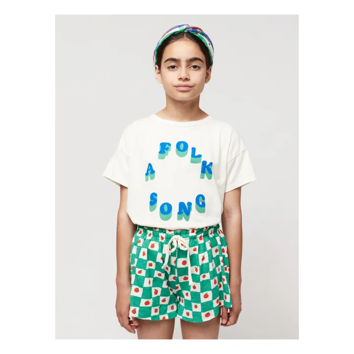 Bobo Choses Short Volants Coton Bio Tomates | Vert