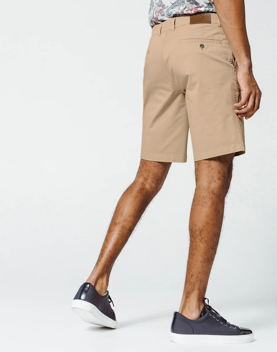 Bermuda urbain beige 