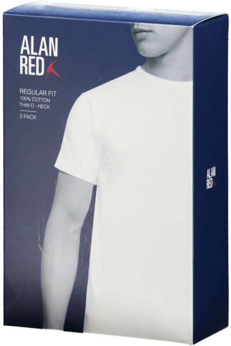 Alan Red witte heren t-shirt