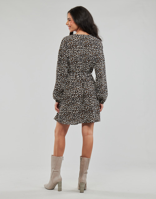 Vero Moda - VMNAJA LS SHORT DRESS WVN GA NOOS - Beige