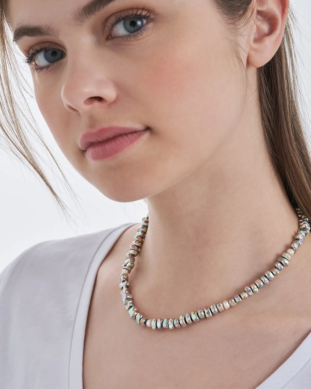 Kette - Rainbow Hematite
