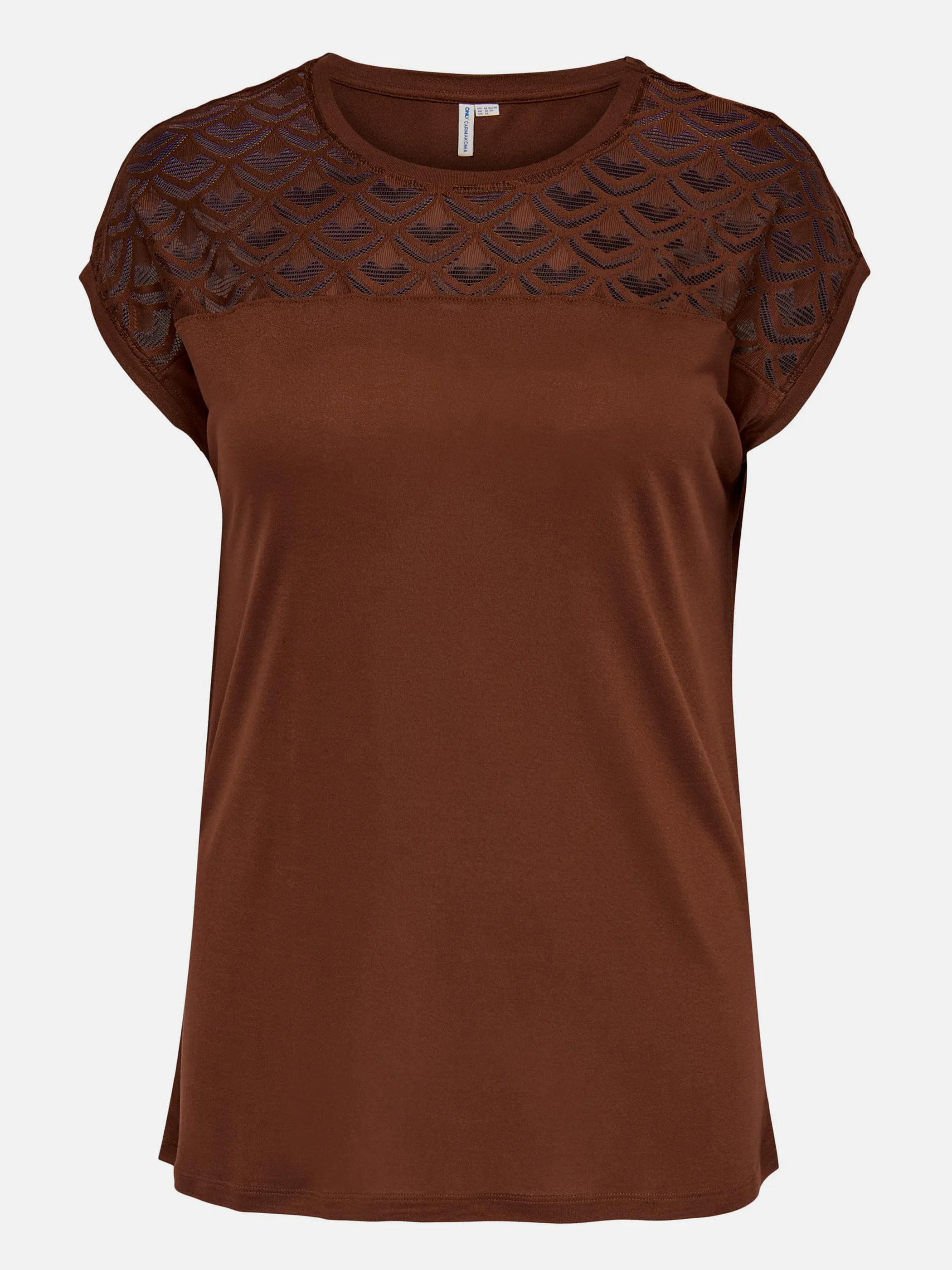 Only Carmakoma CARFLAKE LIFE SS MIX Shirt