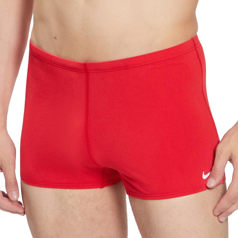 Nike Boxer de bain Rouge Homme Nike Square