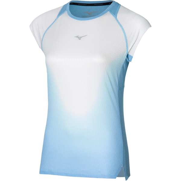T-shirt running MIZUNO AERO TEE W CERULEAN