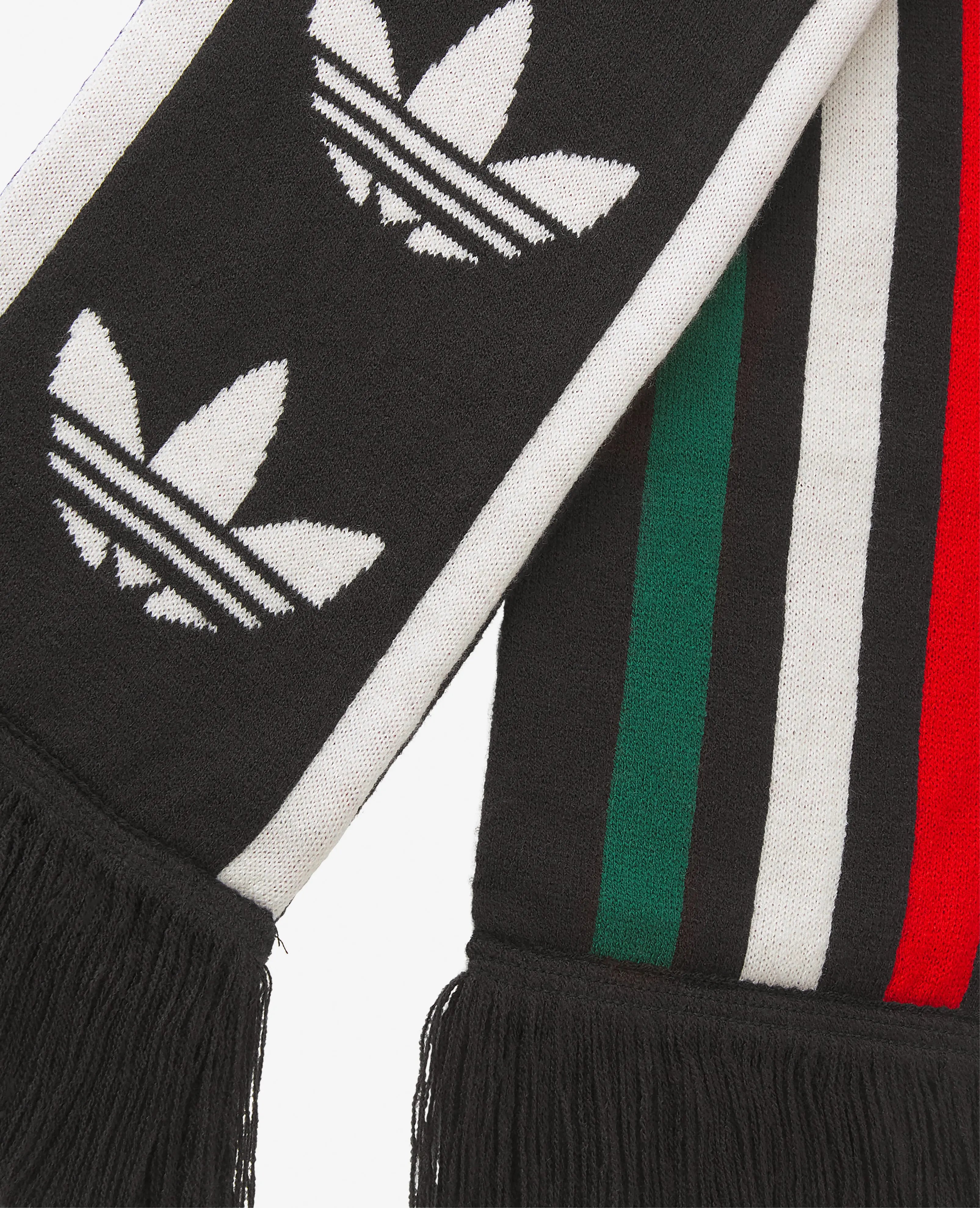 adidas x Willy Chavarria Soccer Scarf (Black/Better Scarlet/Collegiate Green)