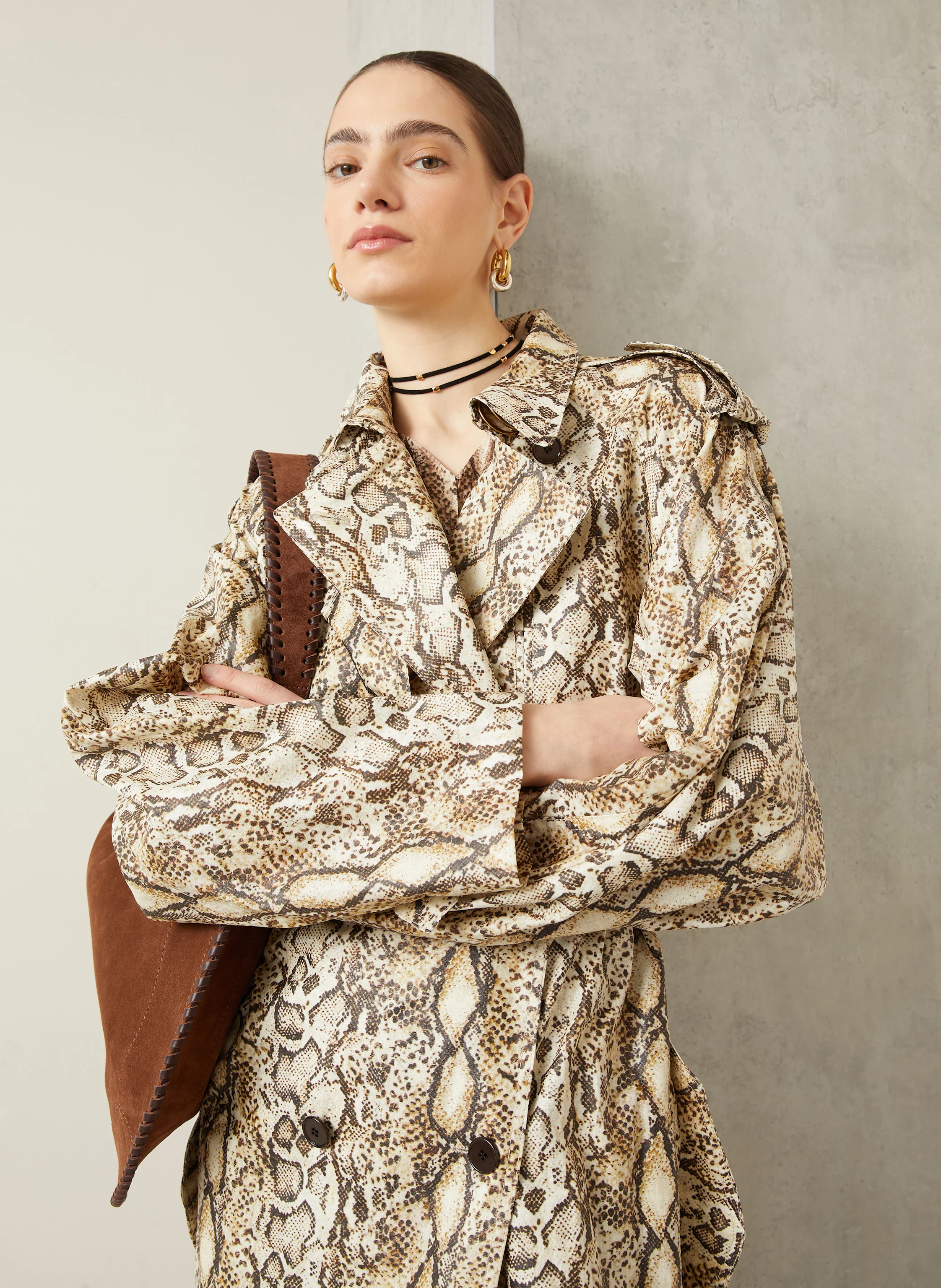 ISABEL MARANT Trenchcoat FREANNE mit Leinen