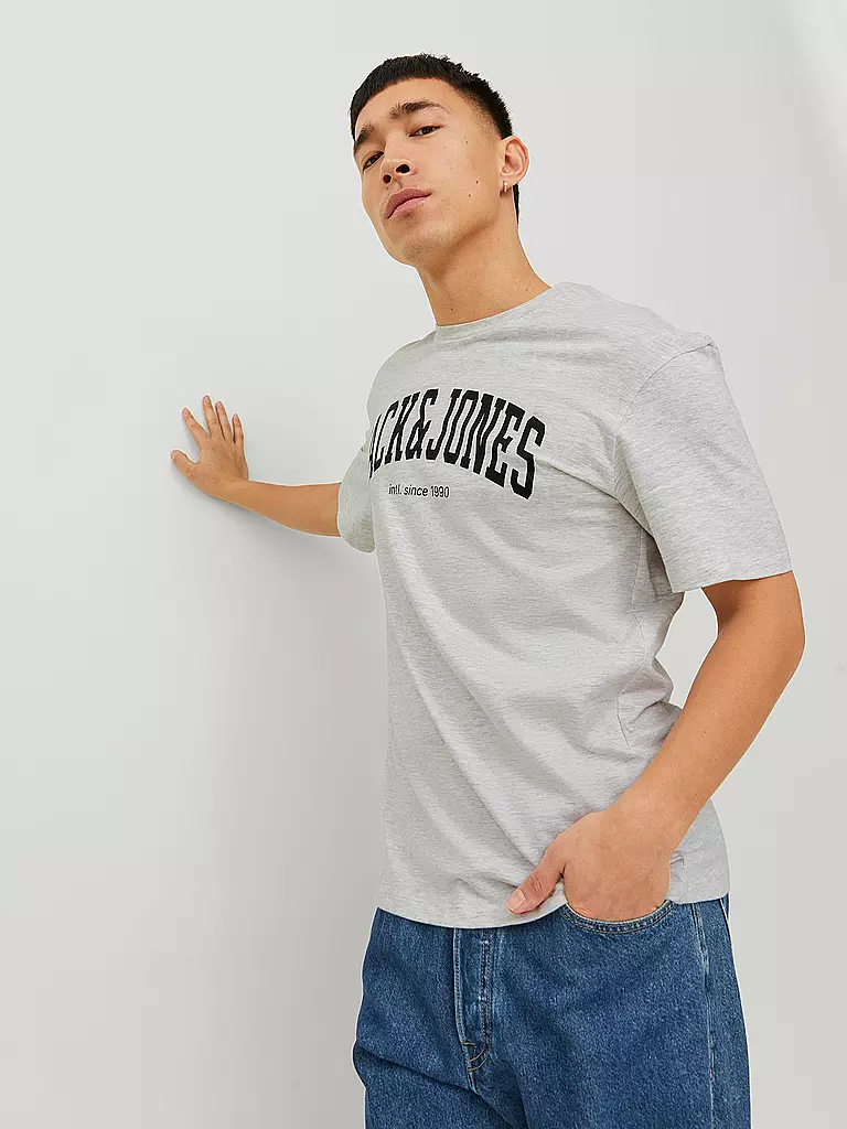 JACK & JONES T-Shirt  JJEJOSH weiss