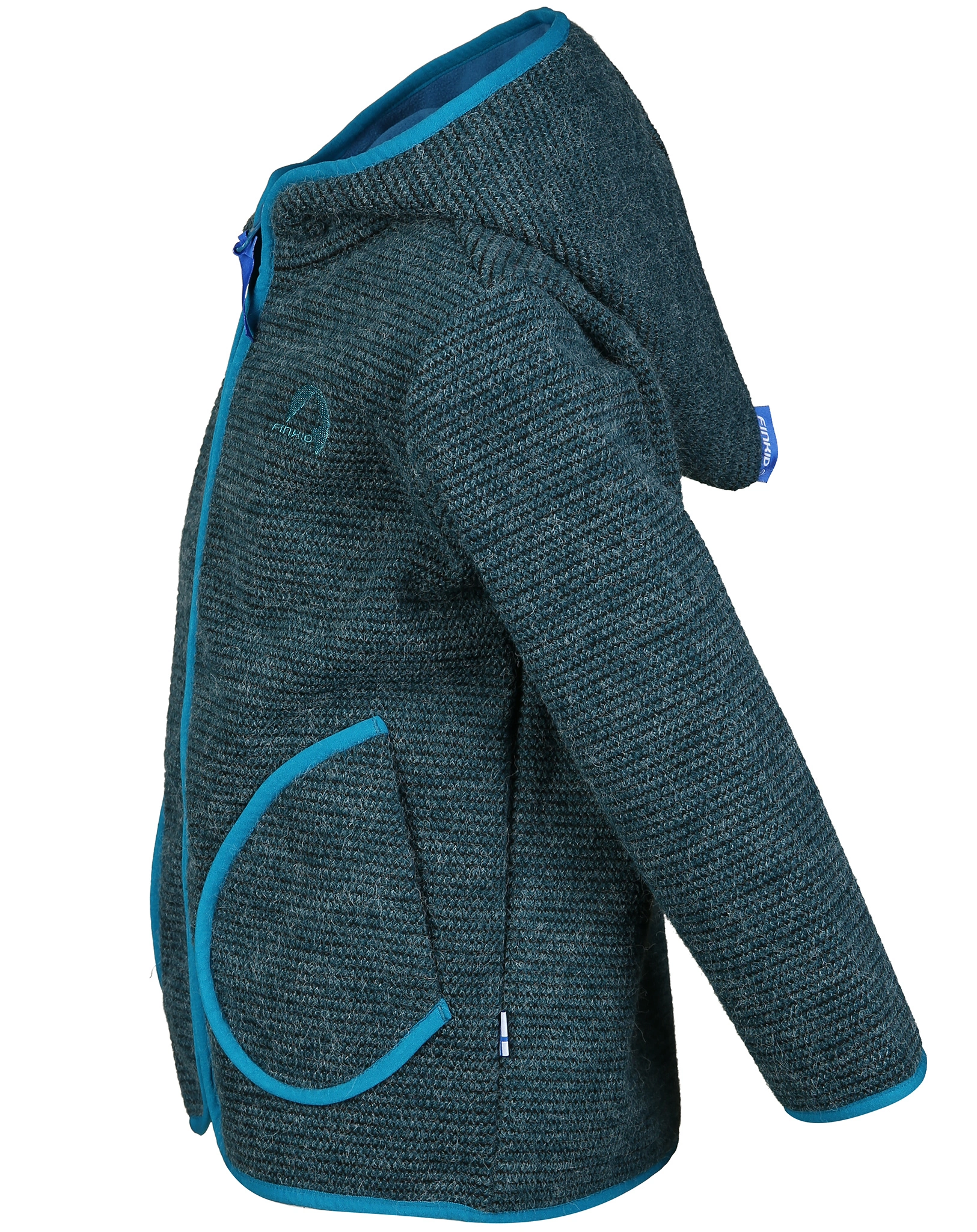 Strick-Softshelljacke TONTTU WIND in green melange