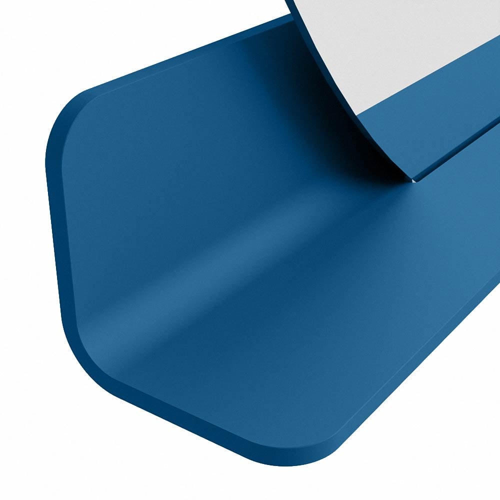 Mondiaz Spot spiegel rond Ø120cm met planchet jeans