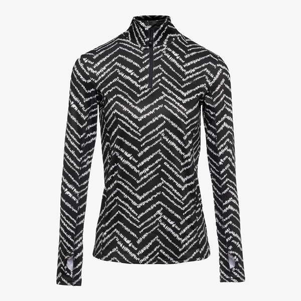 Mountain Peak dames power skipully met rits zwart